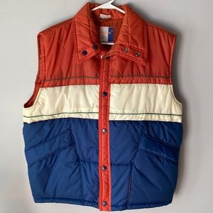 Aventura Orange, Cream, and Blue Vest